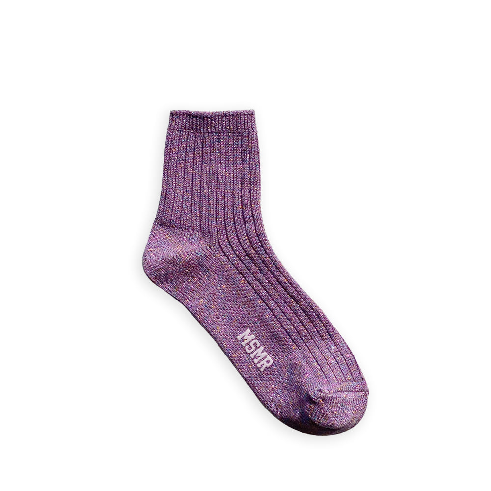 MSMR Twinkle Low Socks purple