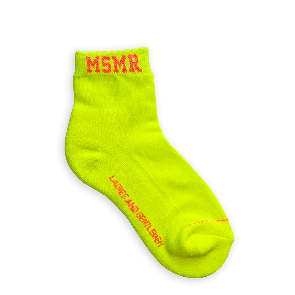 MSMR Highlighter Socks Lime