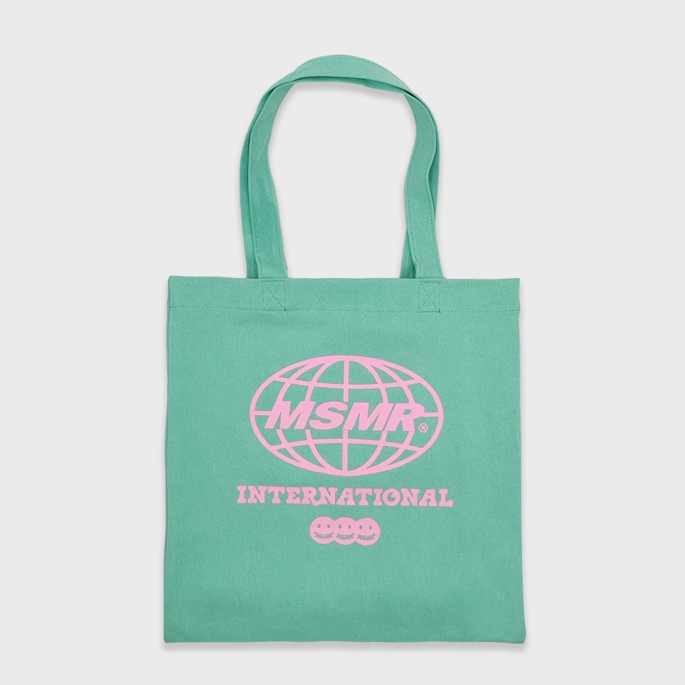 Global logo eco bag Mint