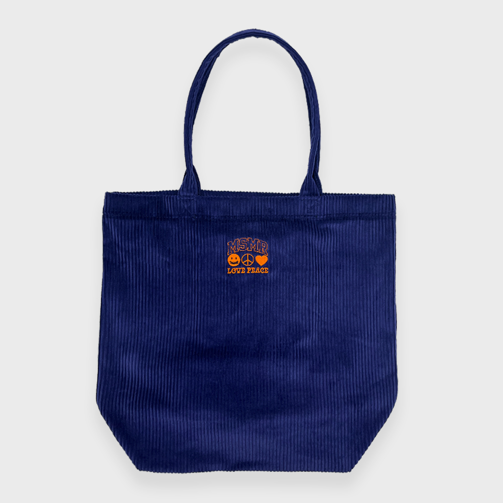 Corduroy Bag Navy blue