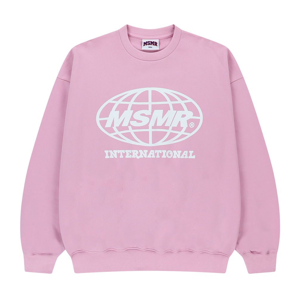 MSMR Earth Logo Sweatshirt Pink