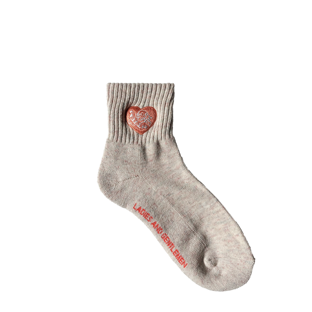 Angel Quarter Socks Beige