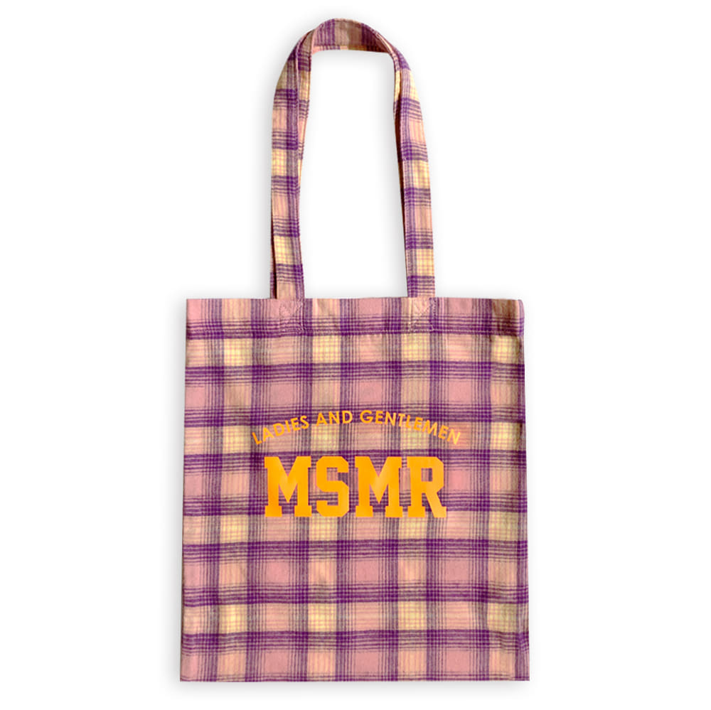 MSMR Check Eco Bag Yellow