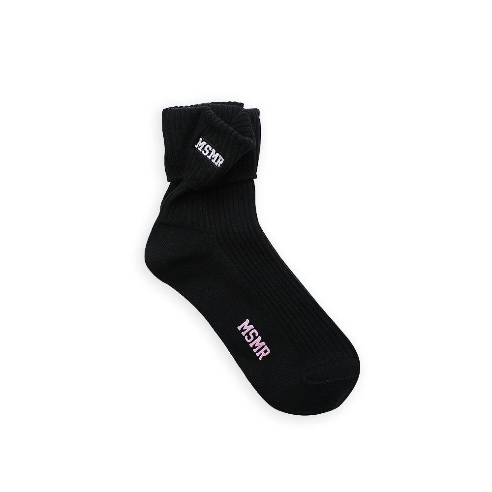 MSMR Cuffs Socks Black