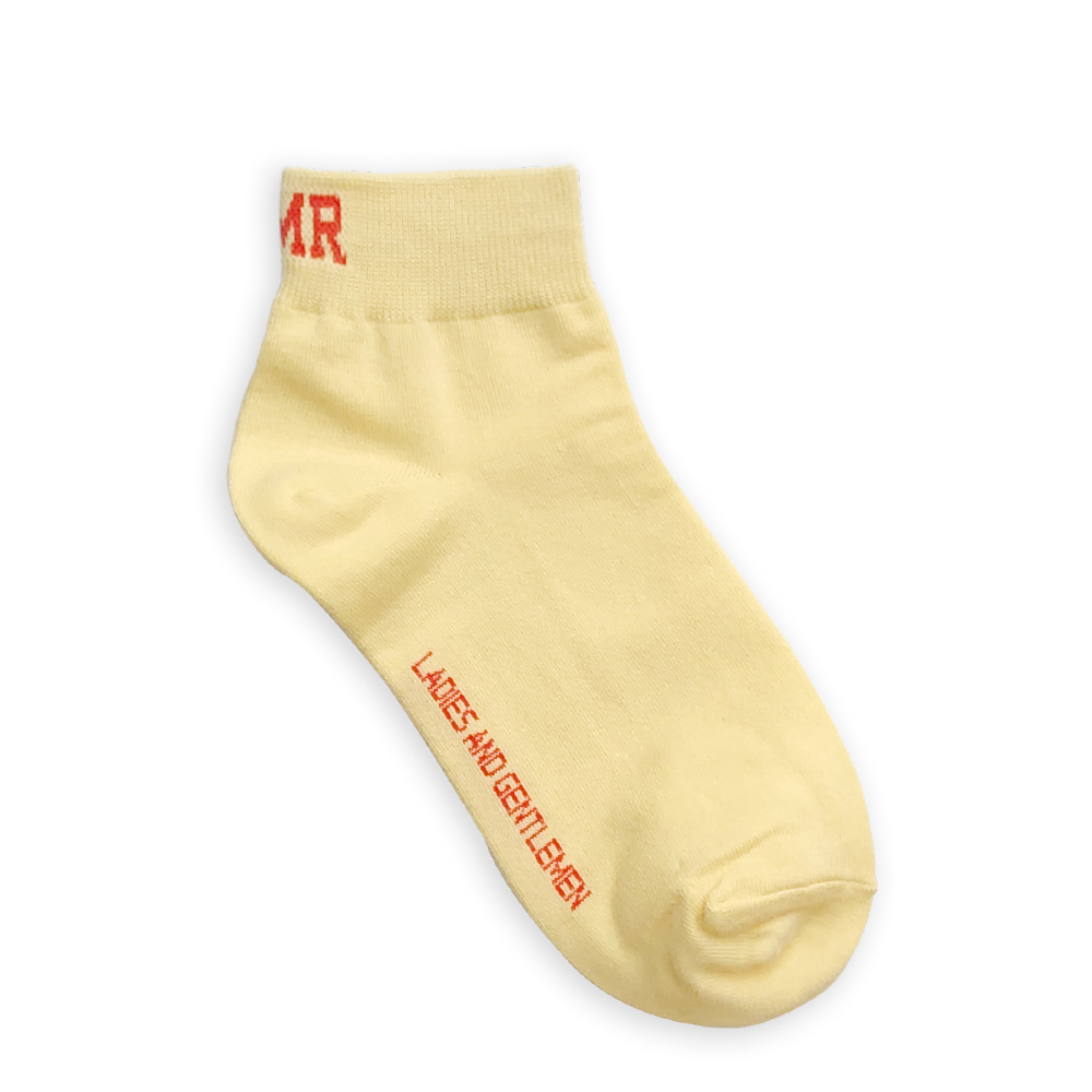 MSMR Slim Short  Socks Yellow