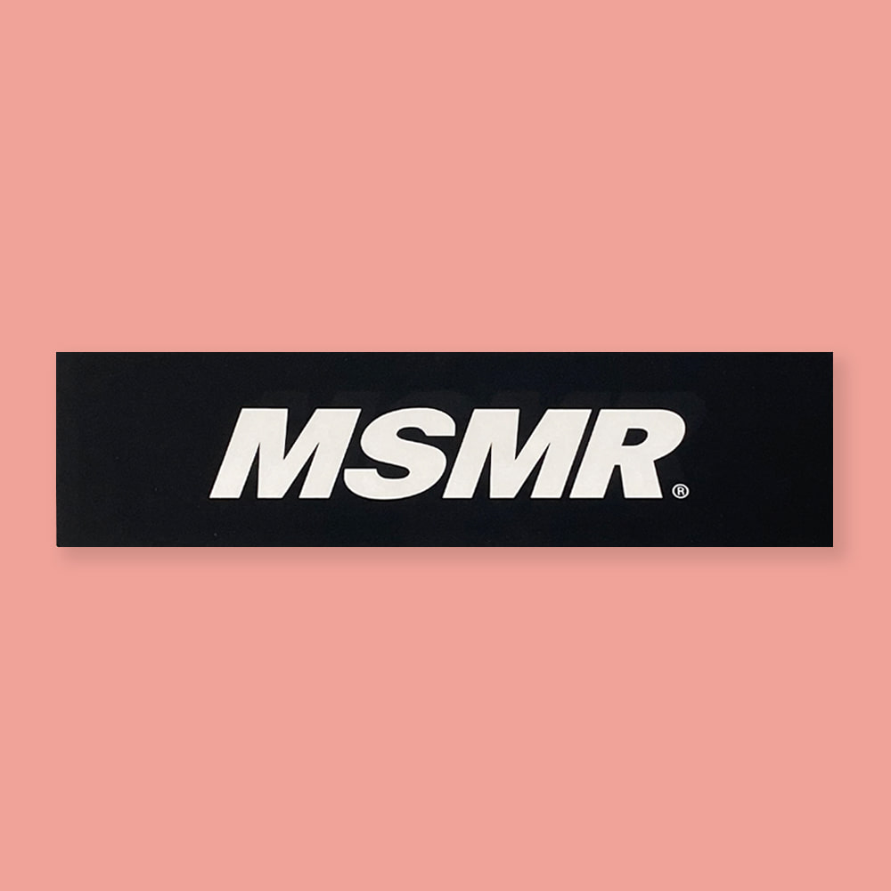 MSMR Sticker Logo Black