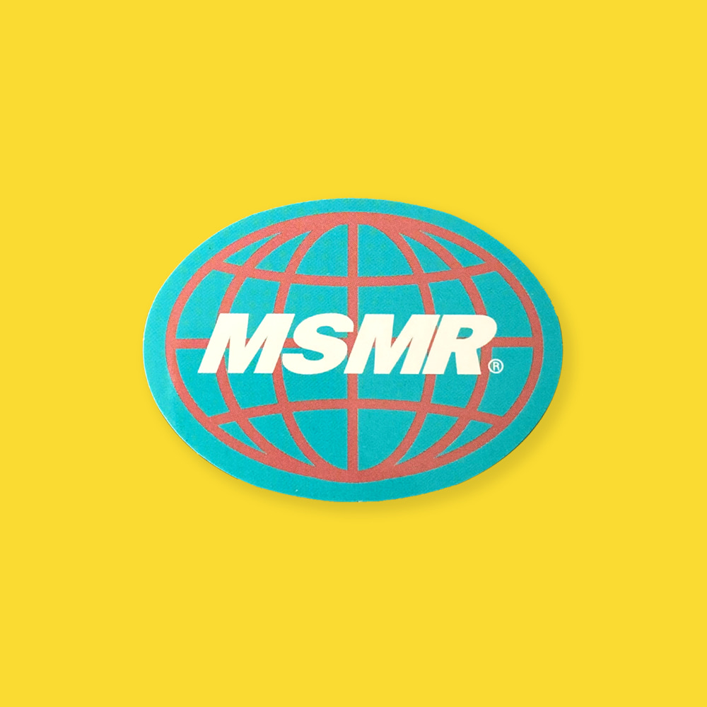 MSMR Globe Logo Sticker
