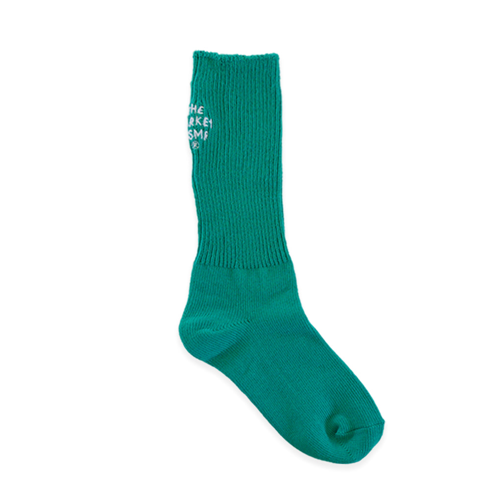 MSMR Knit Market Logo Socks Green