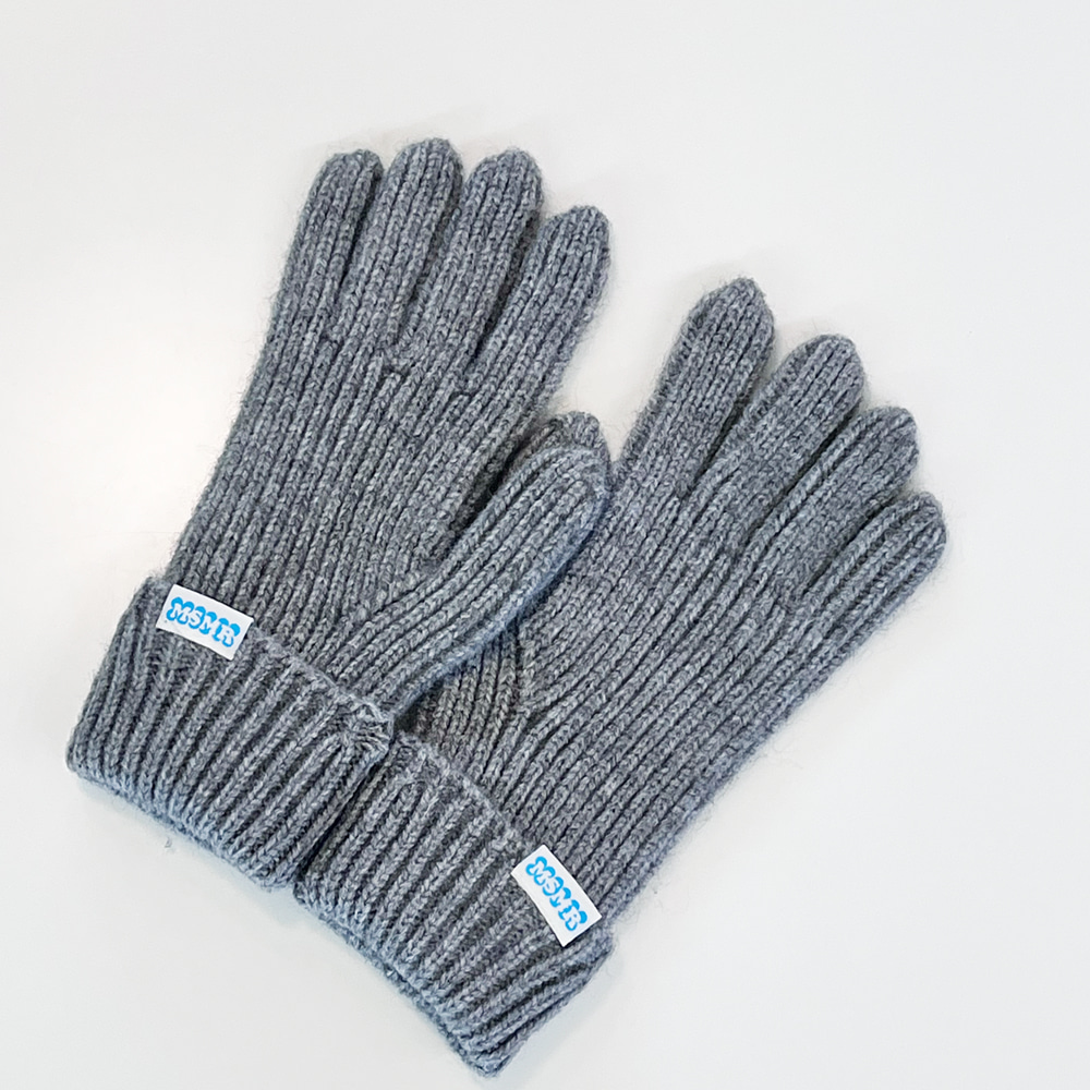 MSMR Market Touch Wool Gloves Grey
