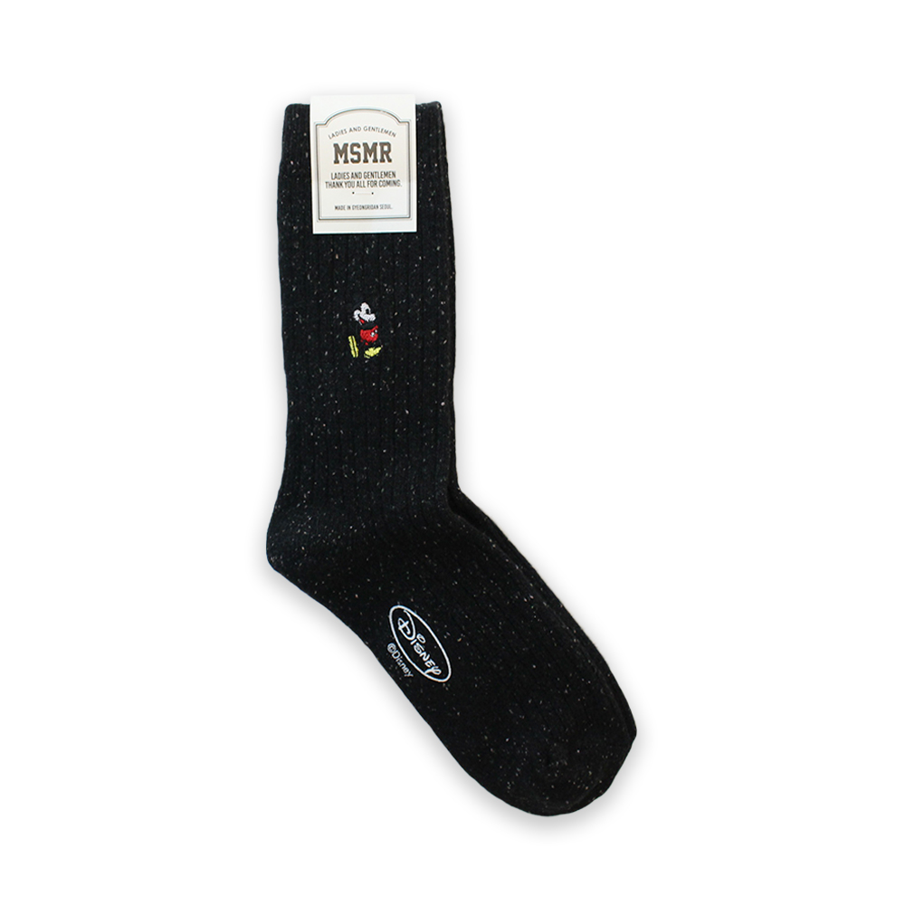 Lamswool socks Black